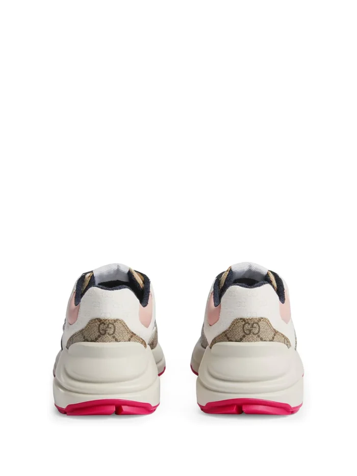 GG RHYTON SNEAKER BEIGE/EBONY AND BEIGE/BLUE - Image 2